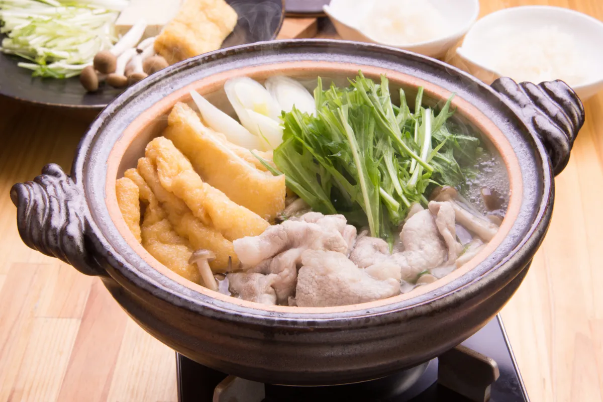 牛肉（豚肉）のハリハリ鍋